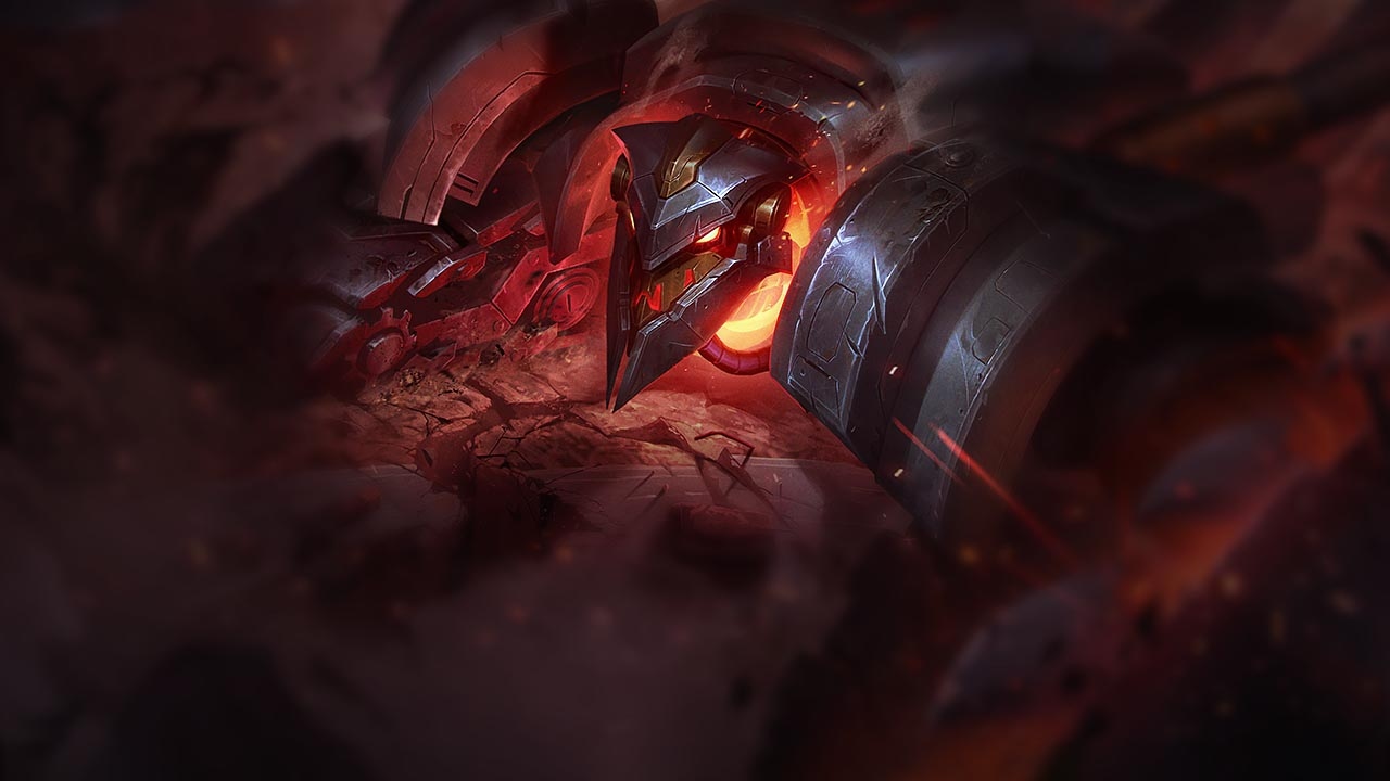 Splash-Art von Stahlkrieger-Skarner Alpha