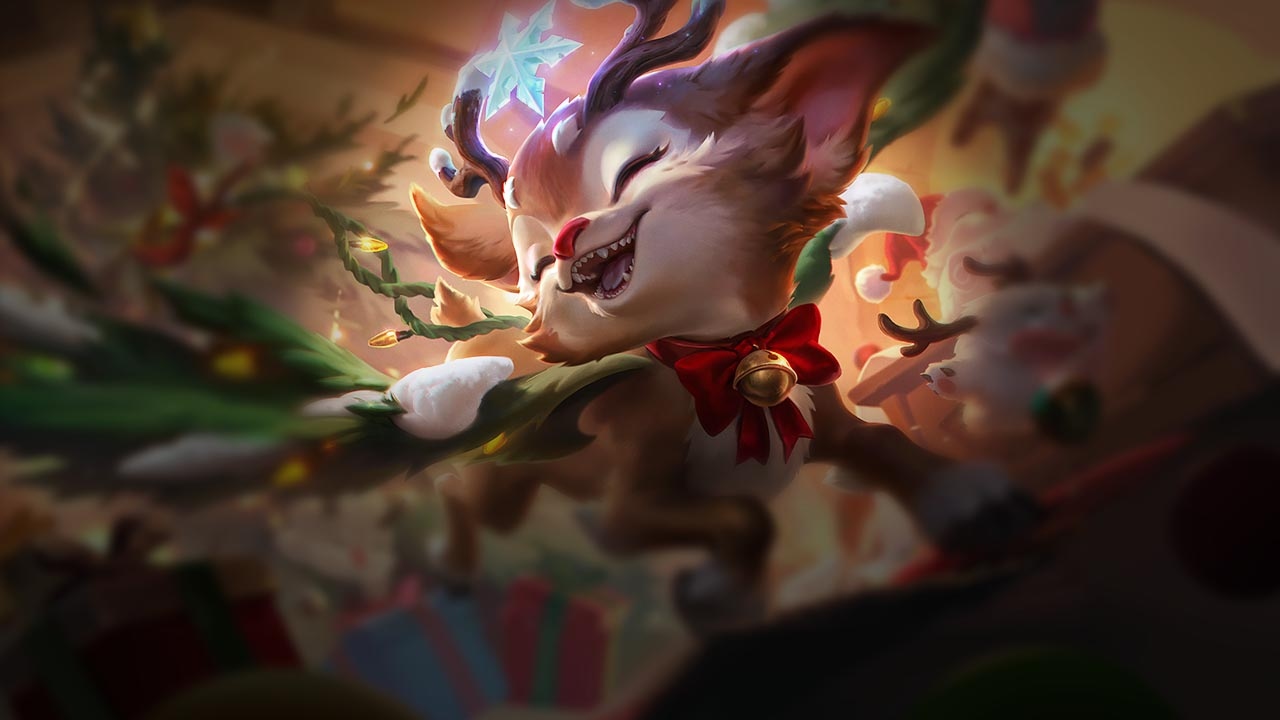 Splash-Art von Rentier-Smolder