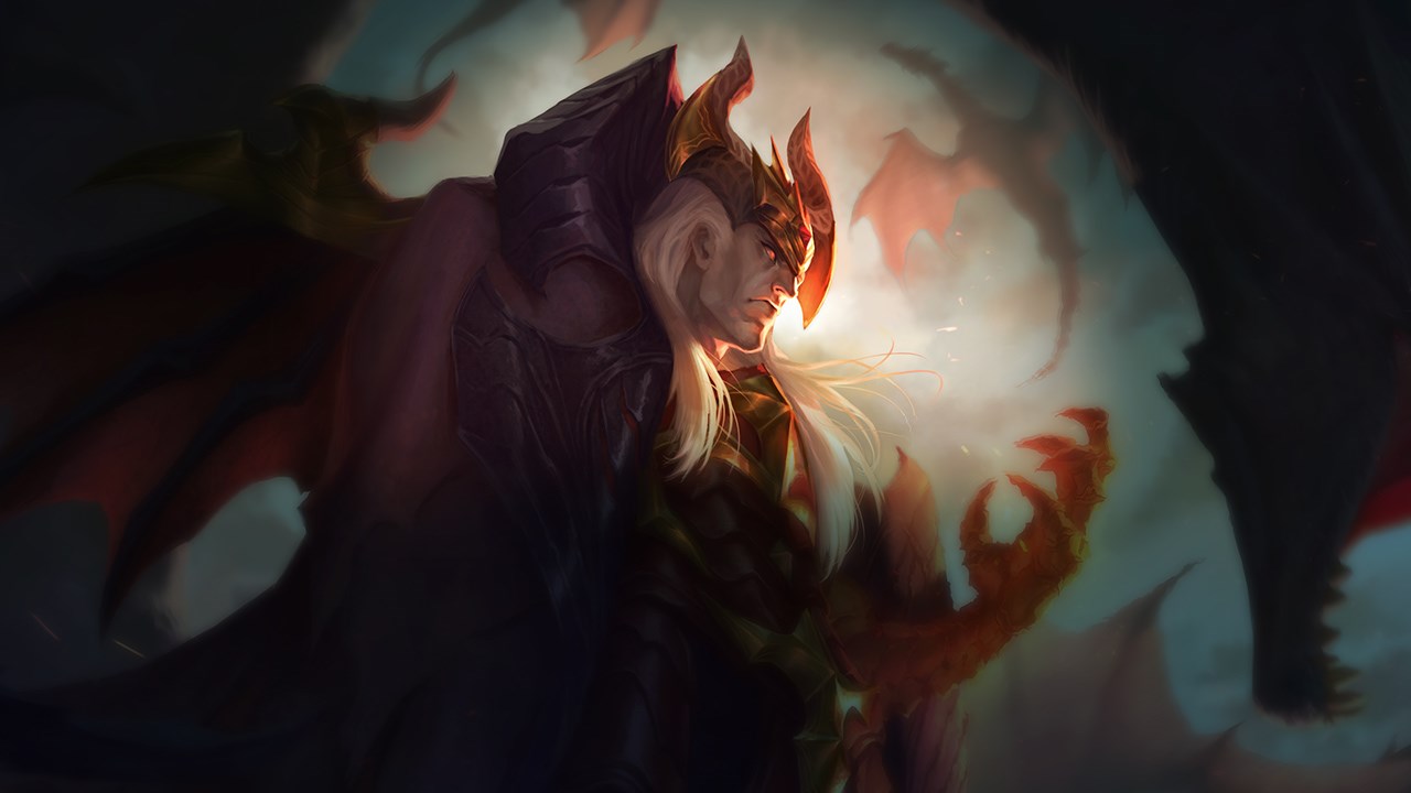 Splash-Art von Drachenmeister Swain