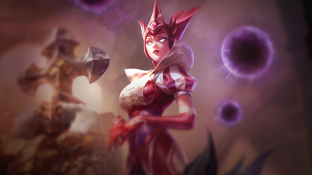 Splash-Art von Karo-Dame-Syndra