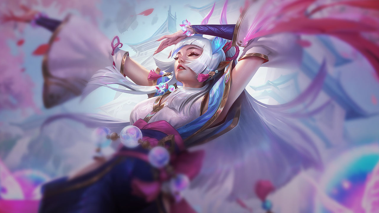 Splash-Art von Seelenblumen-Syndra