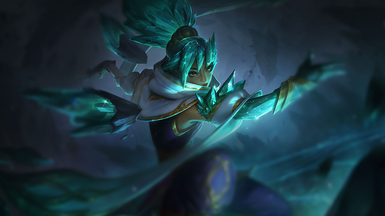 Splash-Art von Crystalis Motus-Taliyah