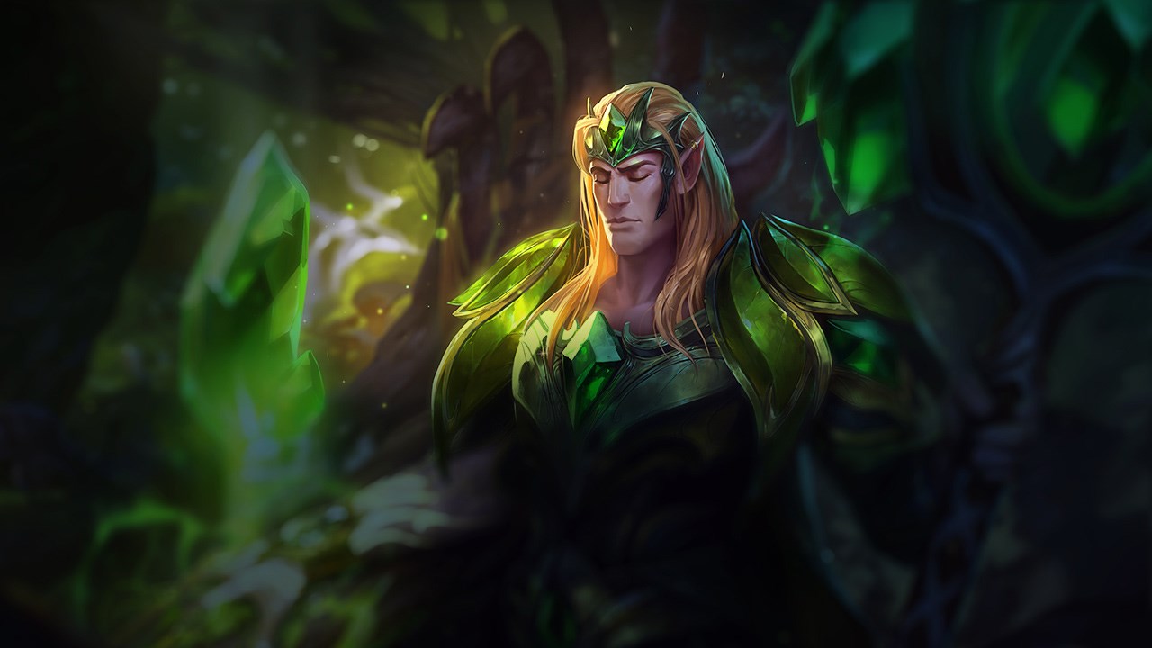 Splash-Art von Smaragd-Taric