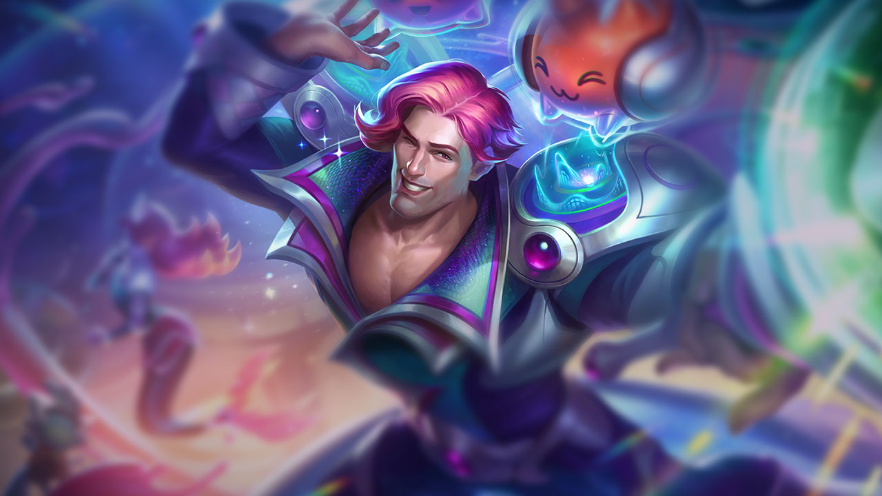 Splash-Art von Weltraum-Groove-Taric
