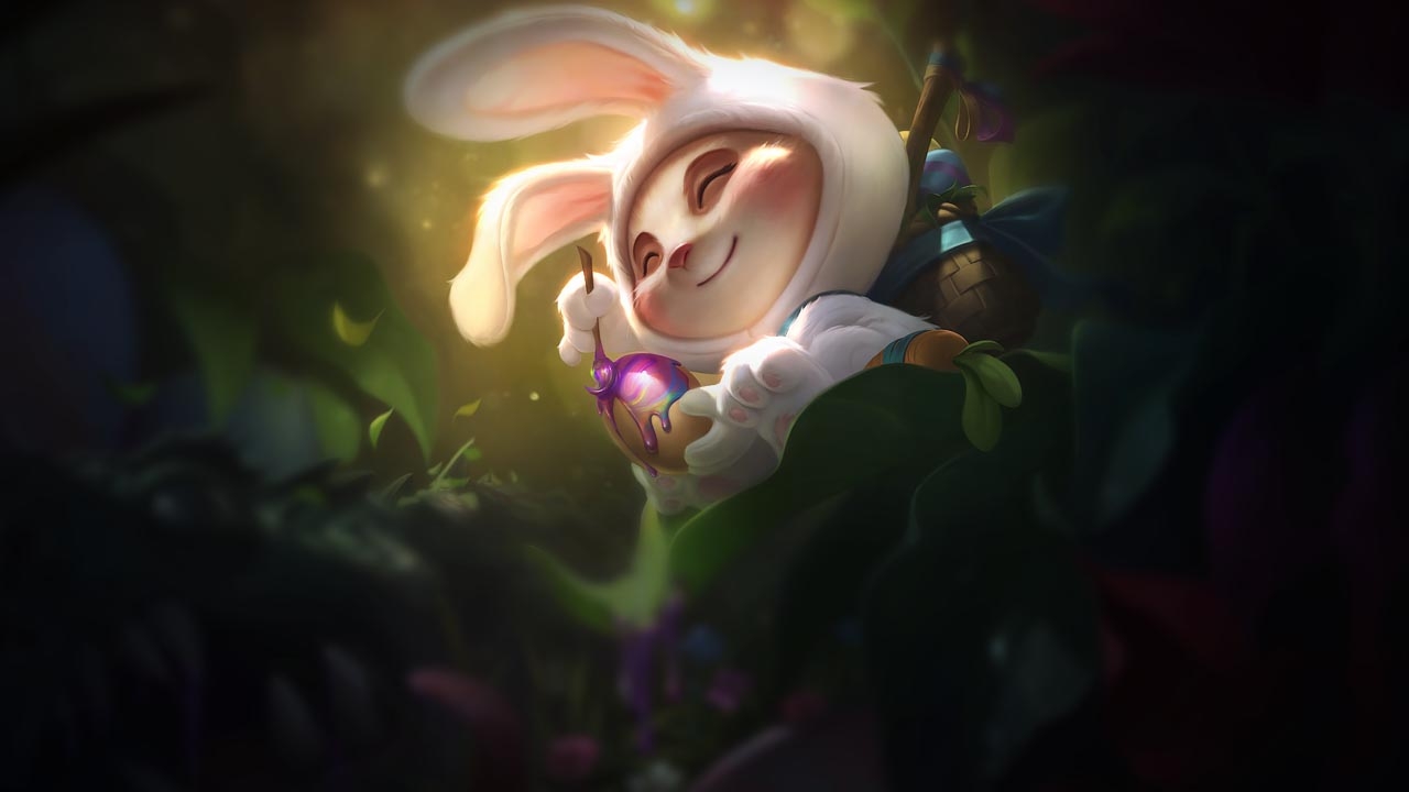 Splash-Art von Plüschhäschen-Teemo