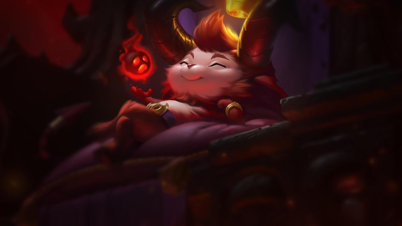 Splash-Art von Teufelchen-Teemo