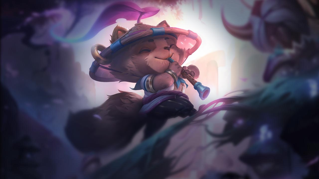 Splash-Art von Seelenblumen-Teemo