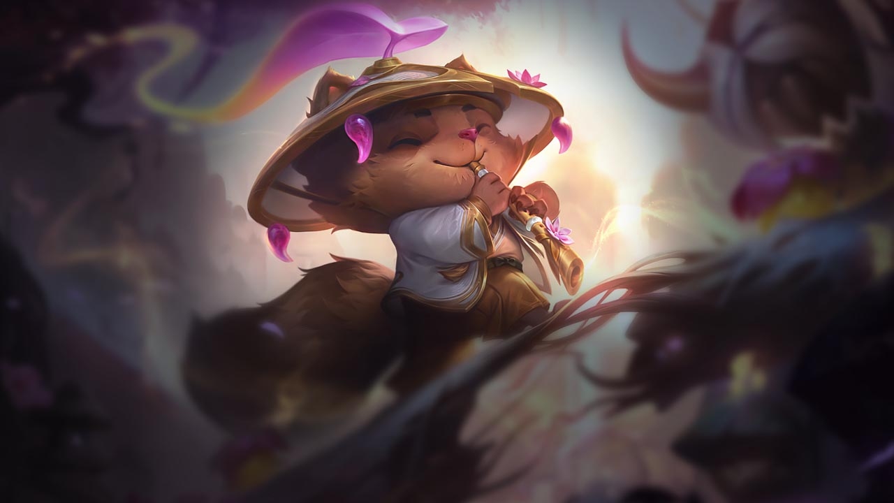 Splash-Art von Seelenblumen-Teemo (Prestige)