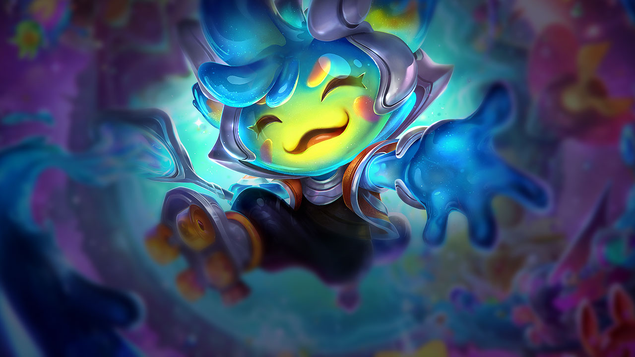 Splash-Art von Weltraum-Groove-Teemo