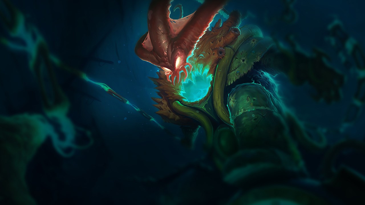 Splash-Art von Tiefenschrecken-Thresh