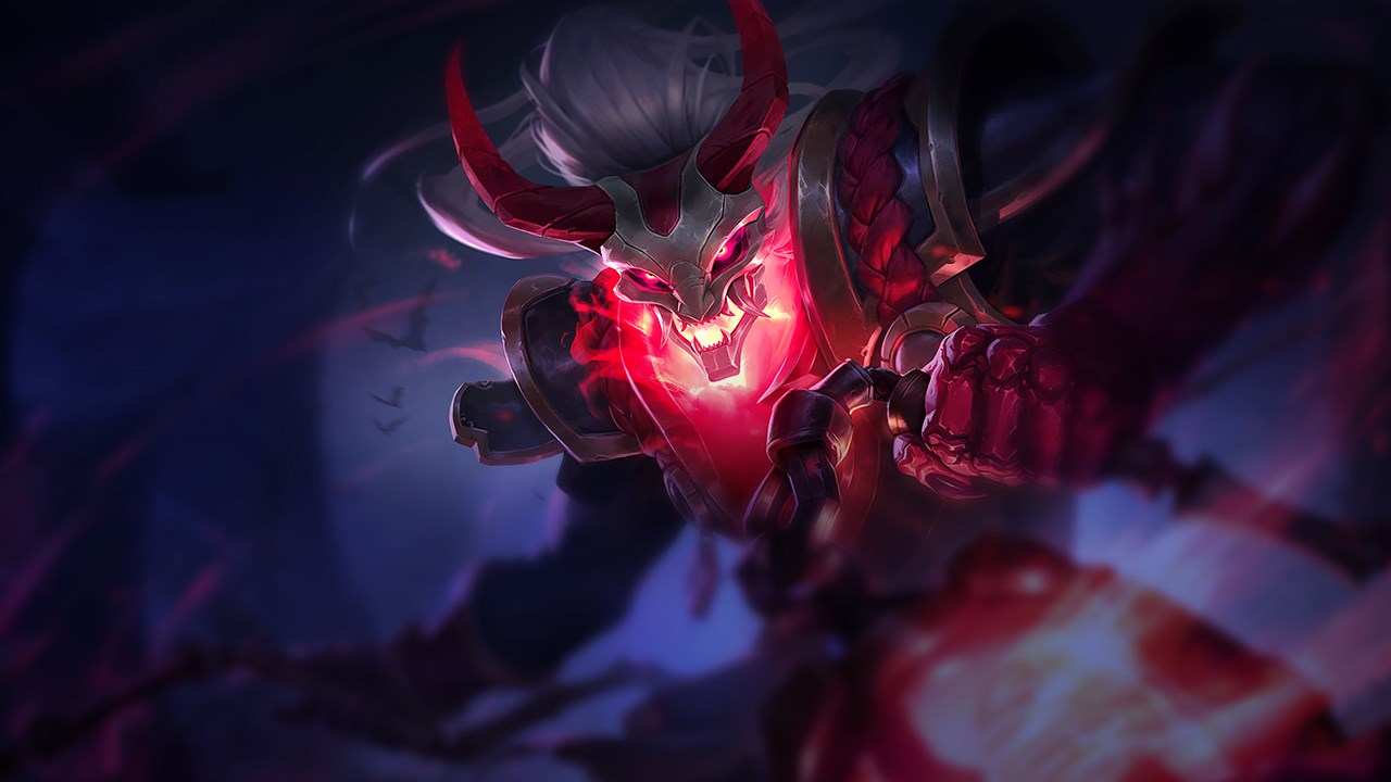 Splash-Art von Blutmond-Thresh