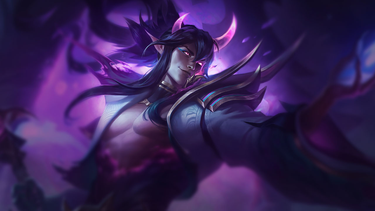 Splash-Art von Seelenblumen-Thresh