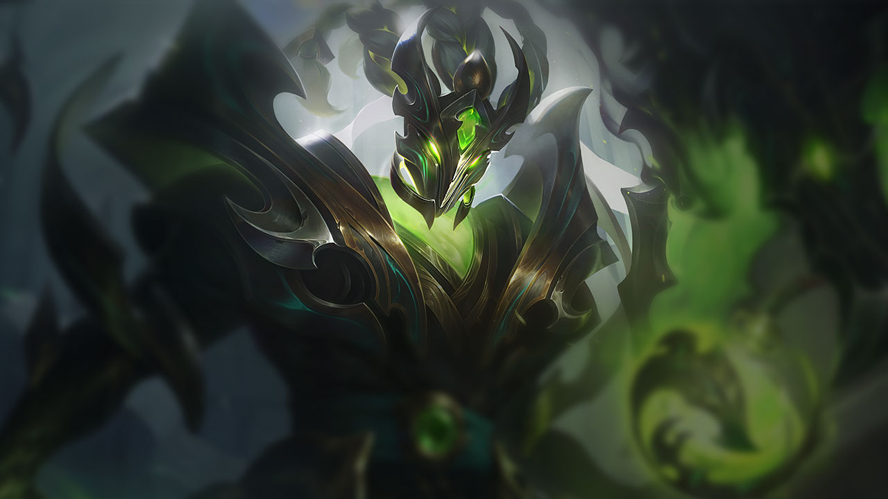 Splash-Art von Stahldrache Thresh
