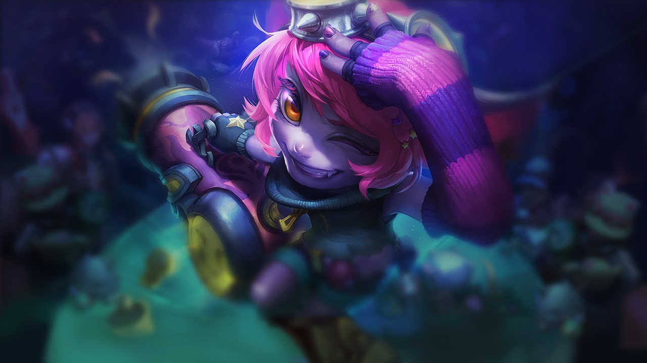 Splash-Art von Riot-Tristana