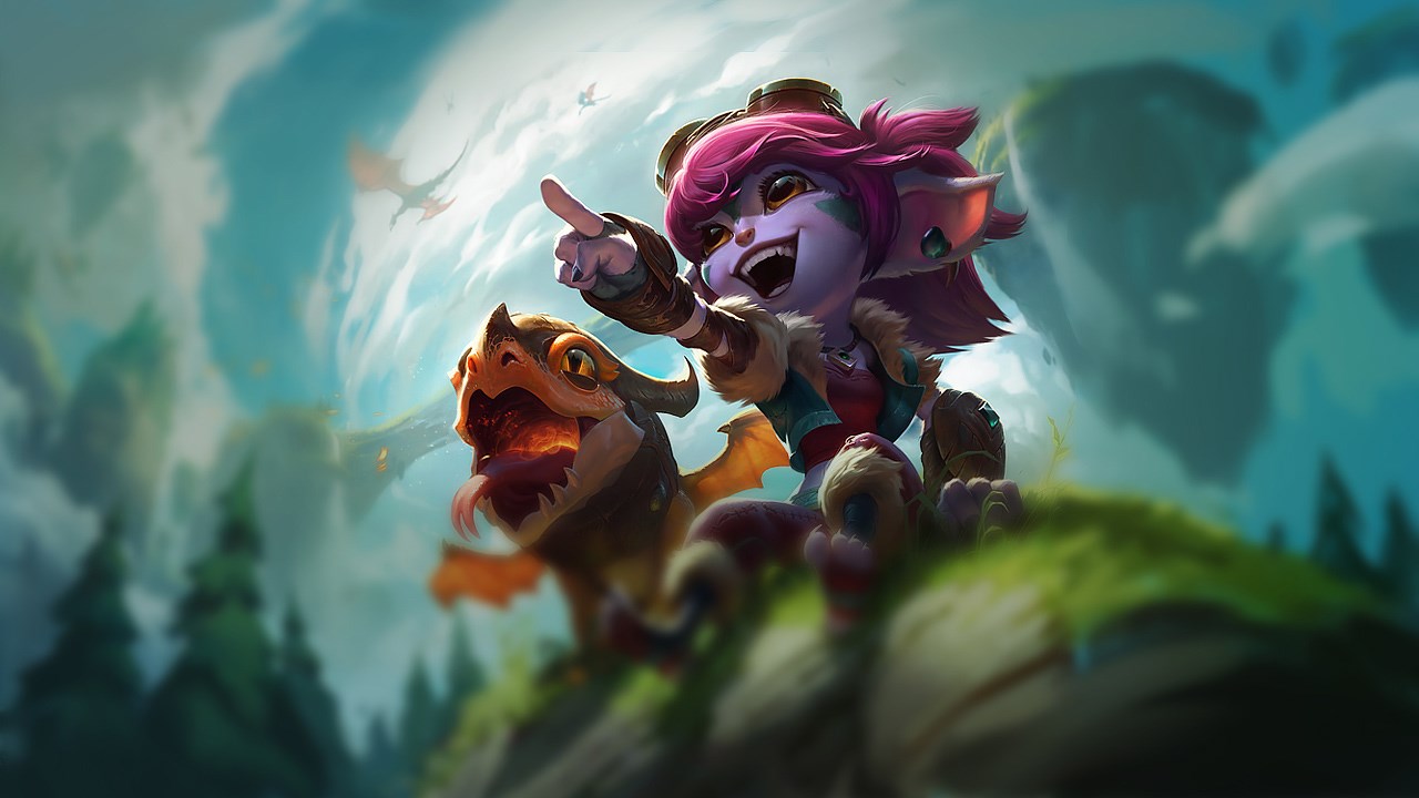 Splash-Art von Drachenzähmer-Tristana
