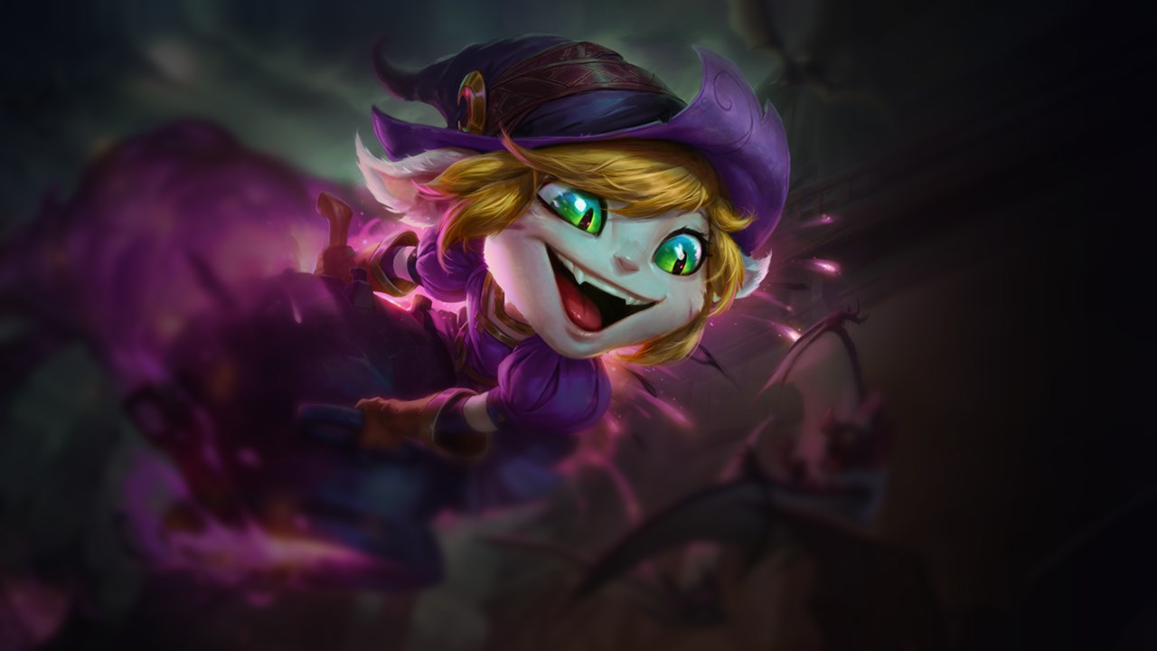 Splash-Art von Hexerei-Tristana