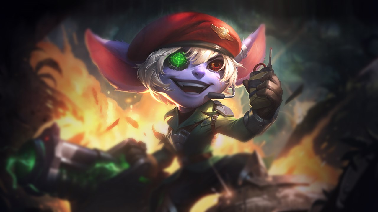 Splash-Art von Omegatrupp-Tristana