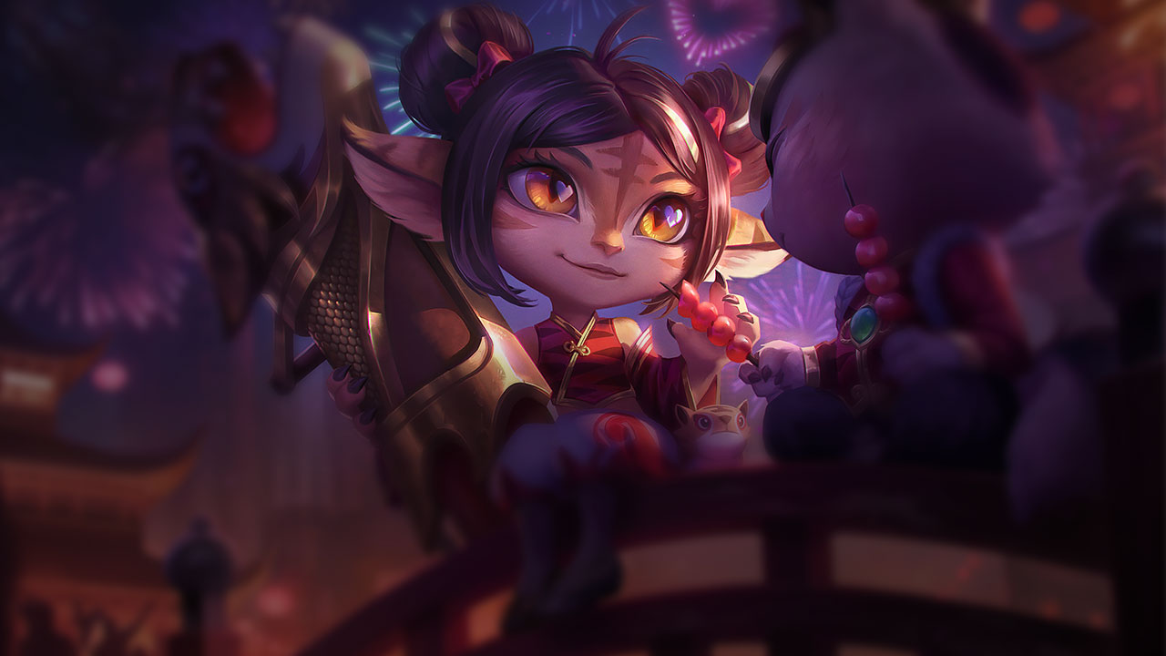 Splash-Art von Feuerwerks-Tristana