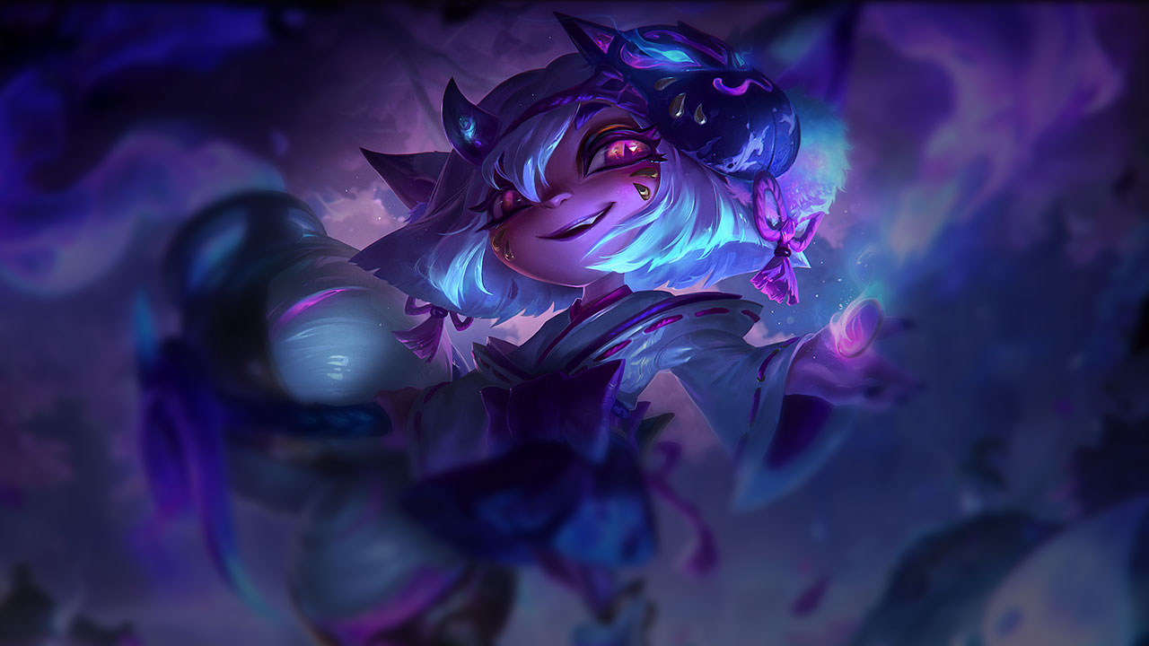 Splash-Art von Seelenblumen-Tristana