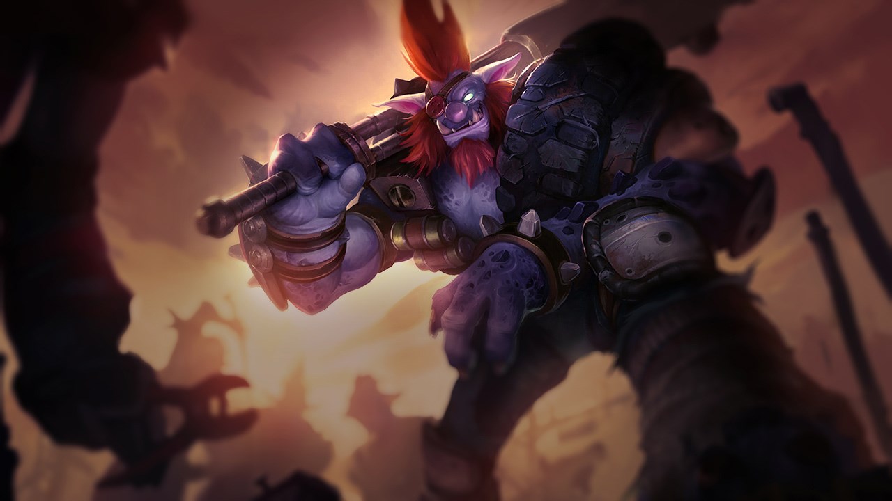 Splash-Art von Schrottplatz-Trundle