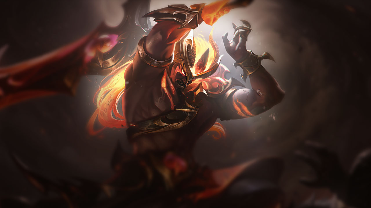 Splash-Art von Flammende Finsternis Tryndamere