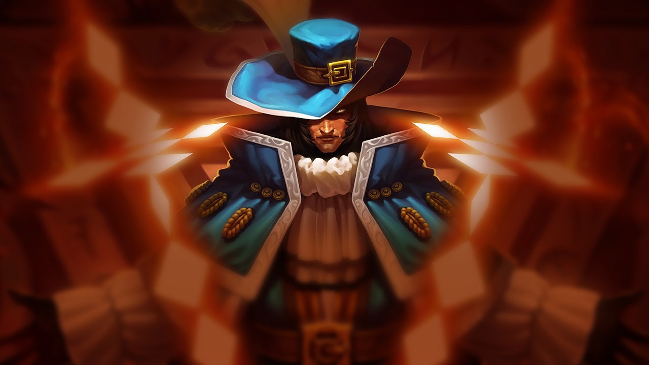 Splash-Art von Musketier-Twisted Fate