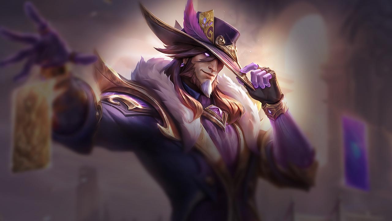 Splash-Art von Siegreicher Twisted Fate