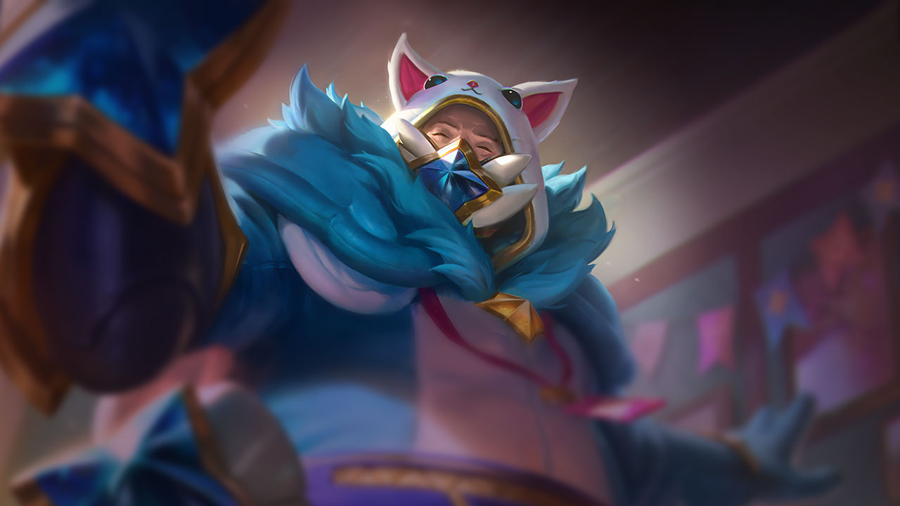 Splash-Art von Pyjamawächter-Cosplay-Urgot