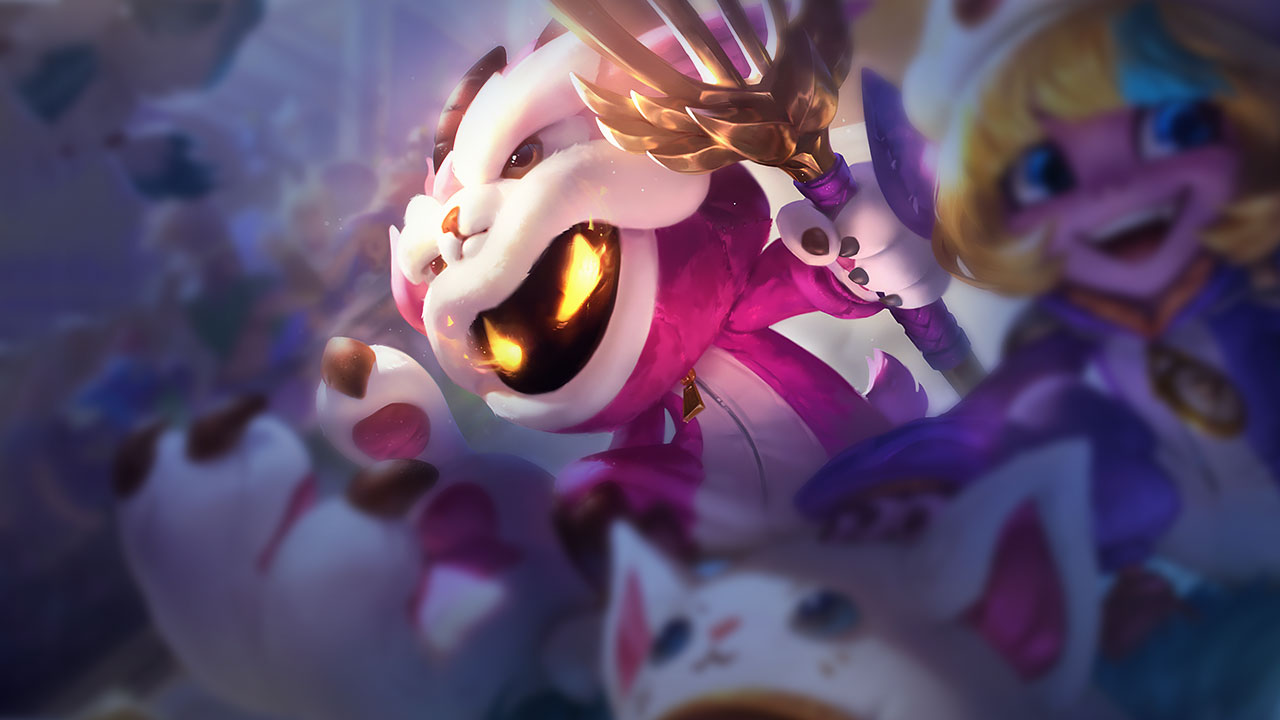 Splash-Art von Grummelramme-Cosplay-Veigar