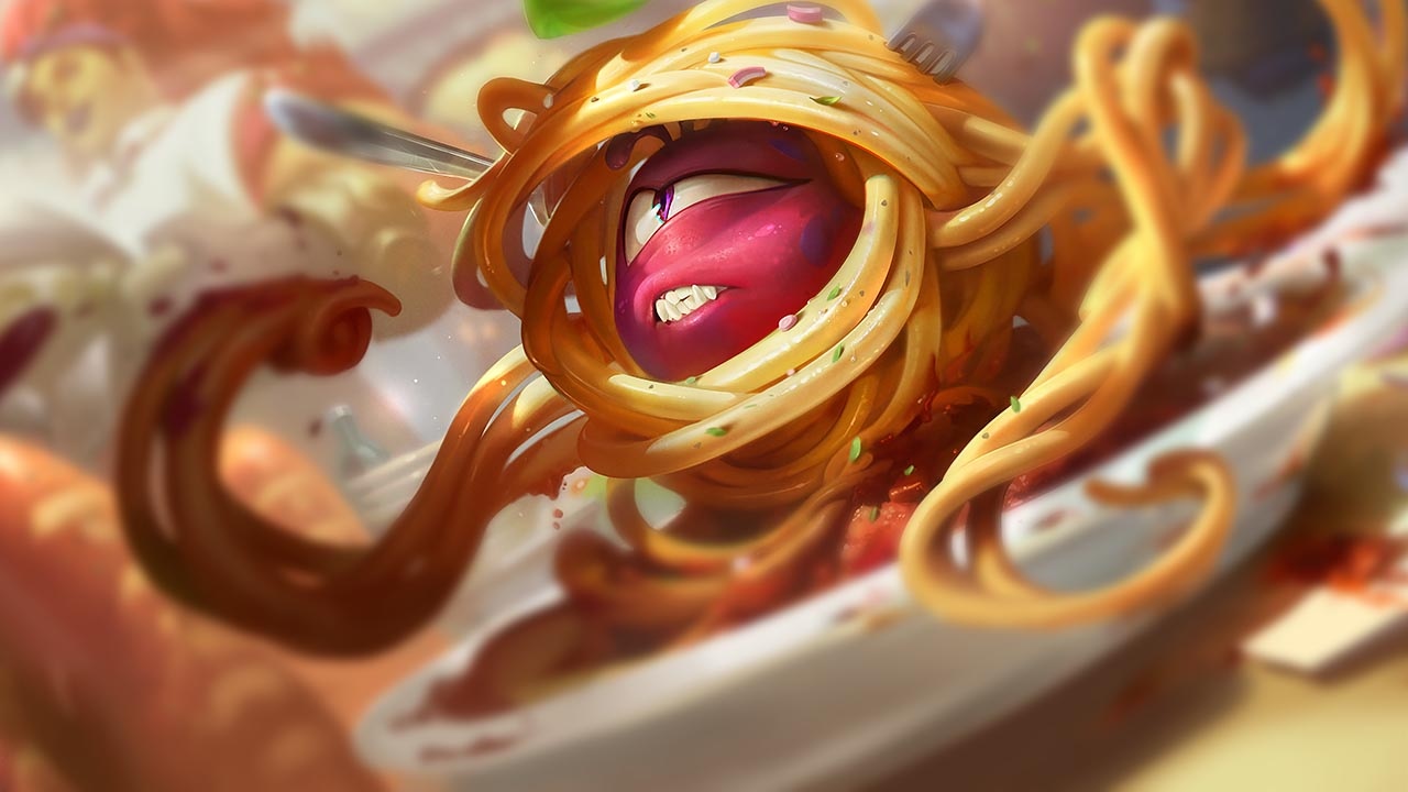Splash-Art von Spaghetti alla Vel'Koz