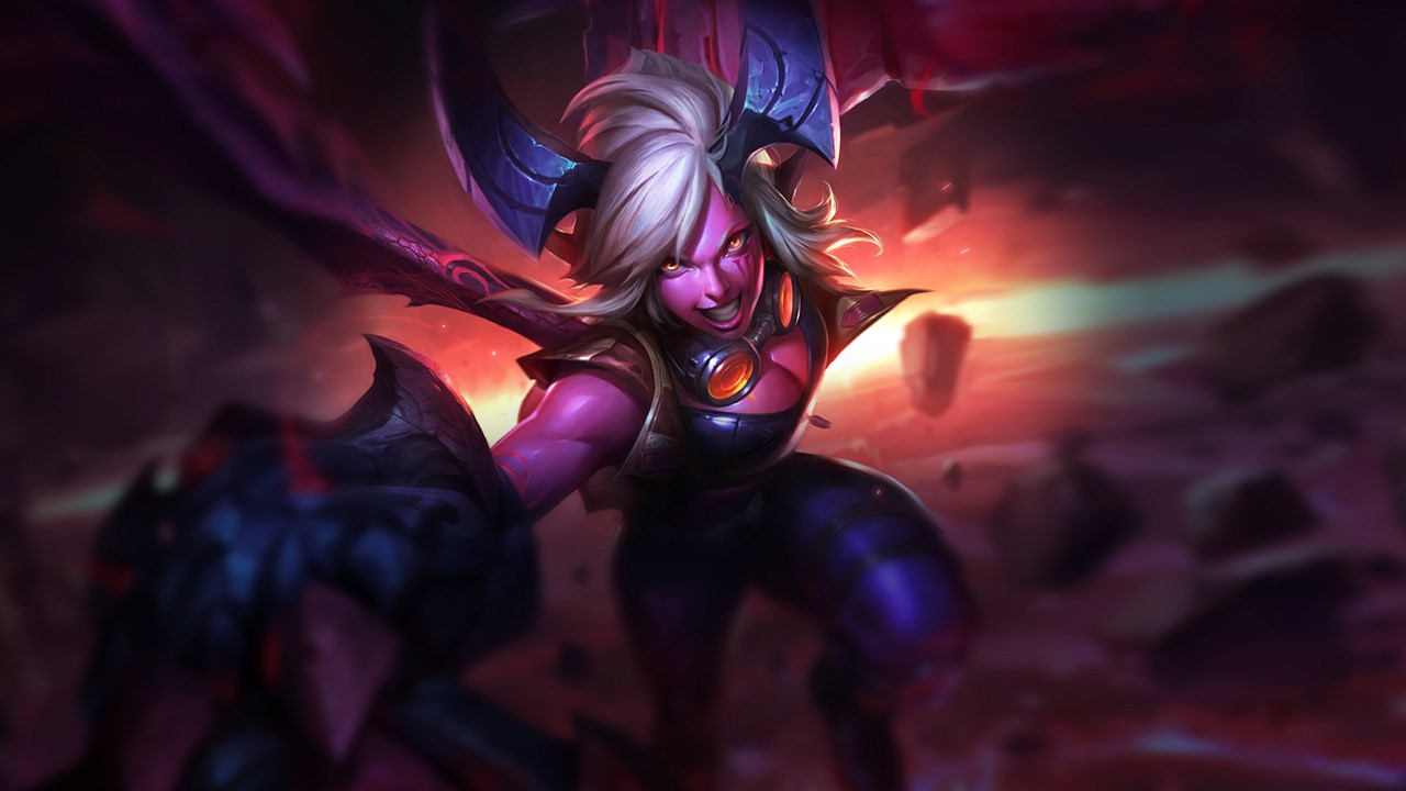 Splash-Art von Dämonen-Vi