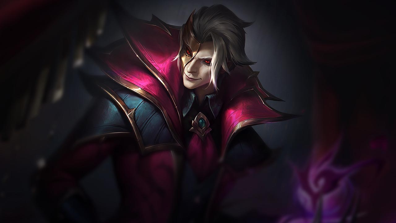 Splash-Art von Maske der Schwarzen Rose Vladimir