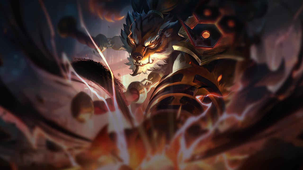 Splash-Art von Tintenschatten-Volibear