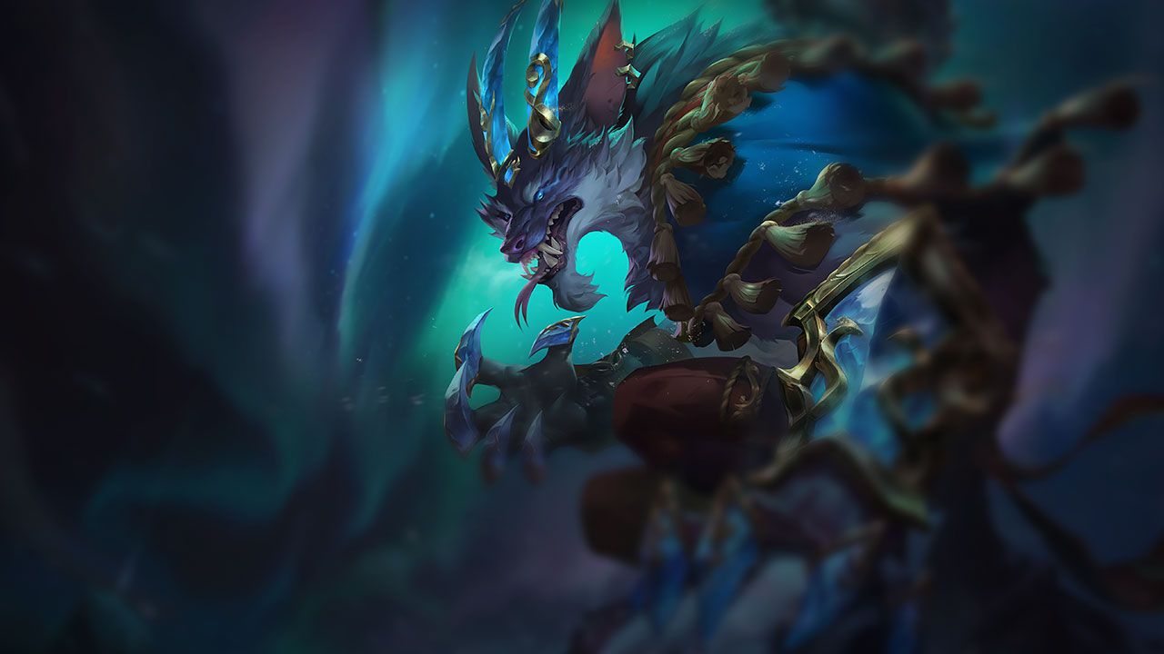 Splash-Art von Wintergeweihter Warwick
