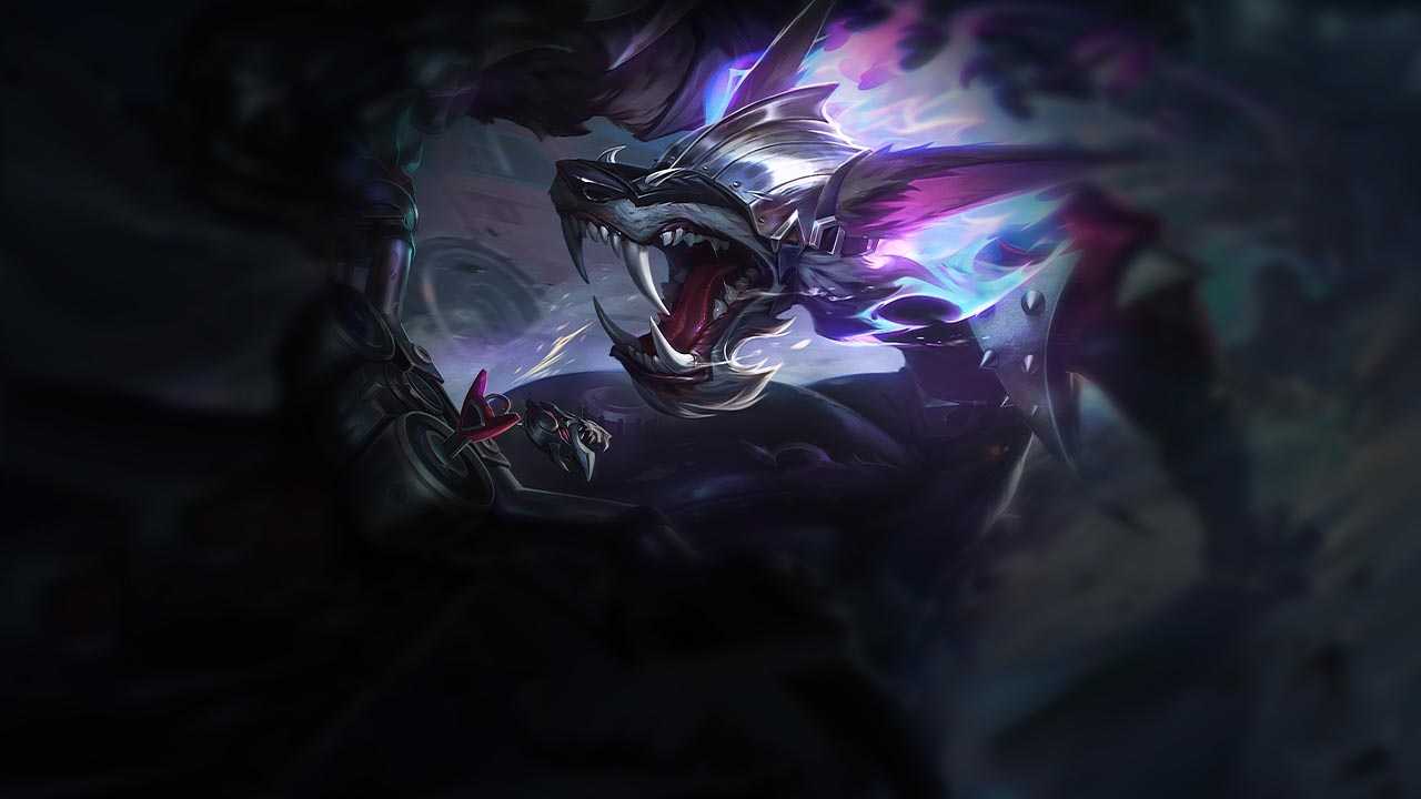 Splash-Art von Kriegshund Warwick