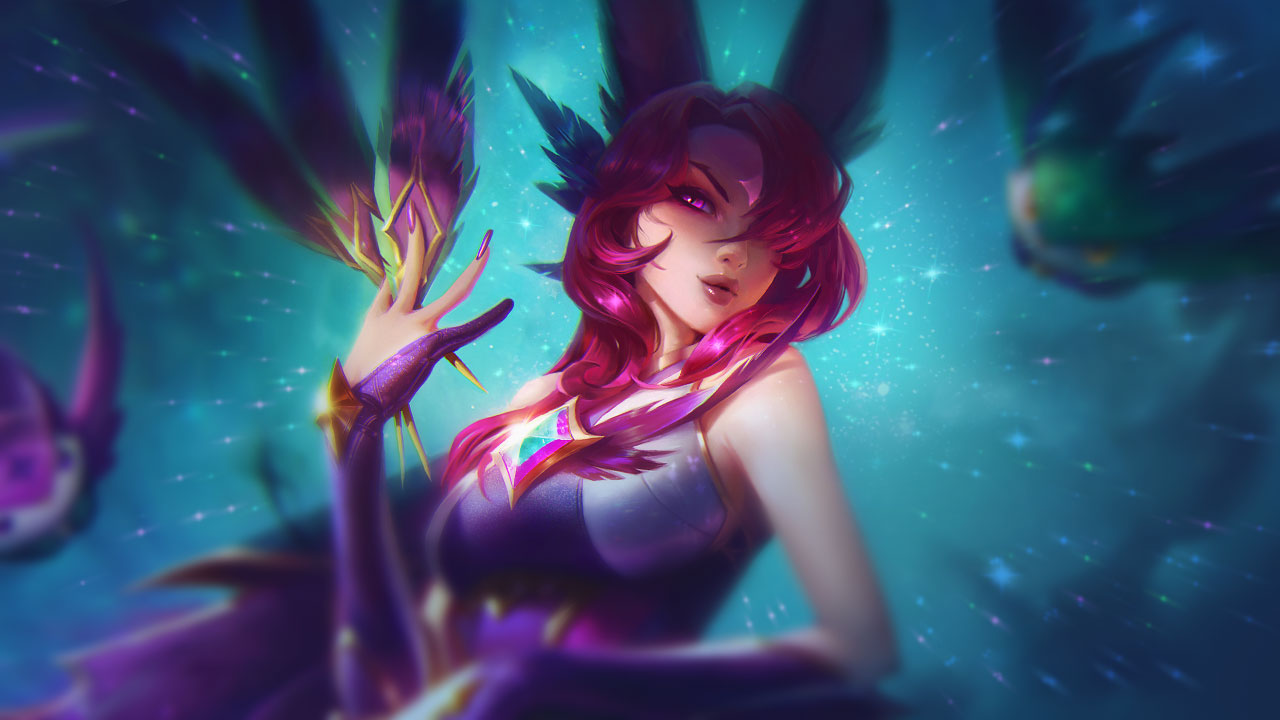 Splash-Art von Sternenwächterin Xayah