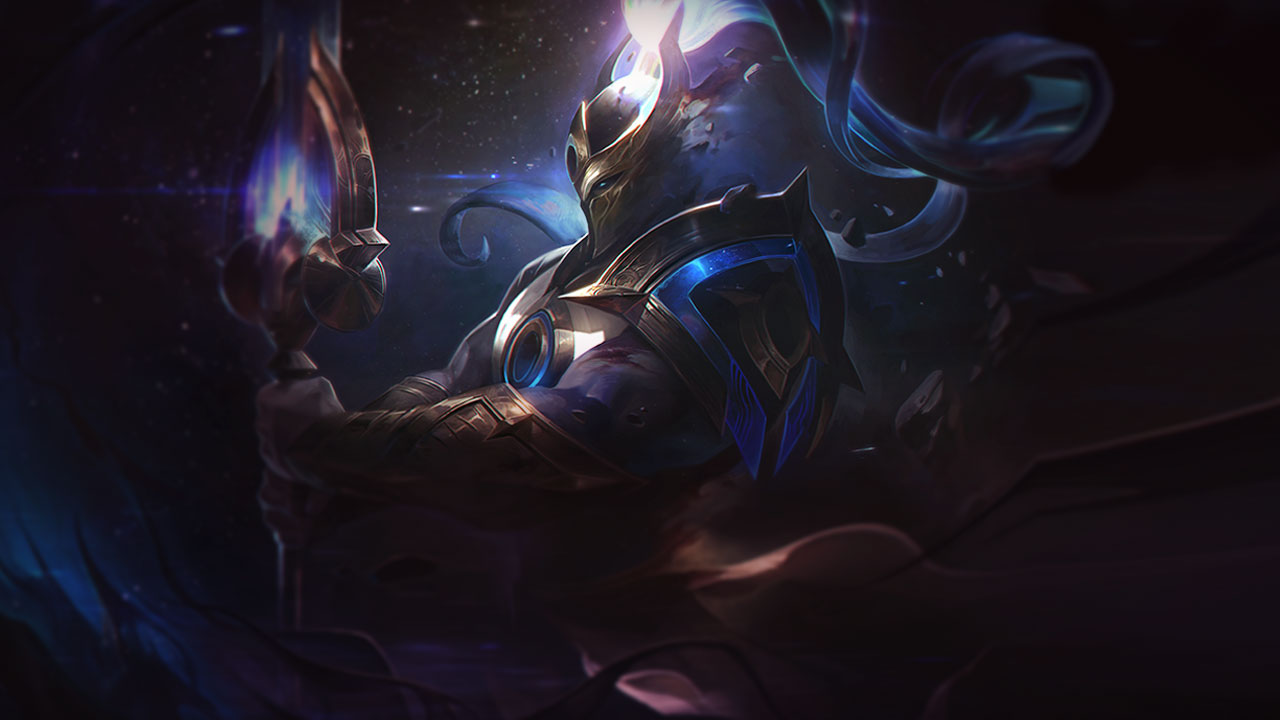 Splash-Art von Kosmischer Verteidiger Xin Zhao