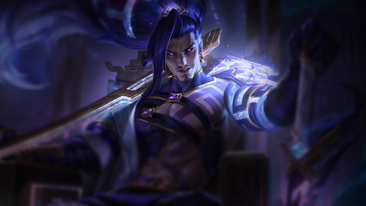 Splash-Art von Tintenschatten-Yasuo (Prestige)