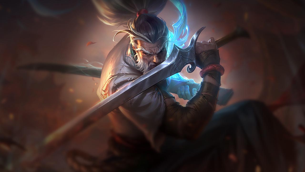Splash-Art von Vorhergesehener Yasuo