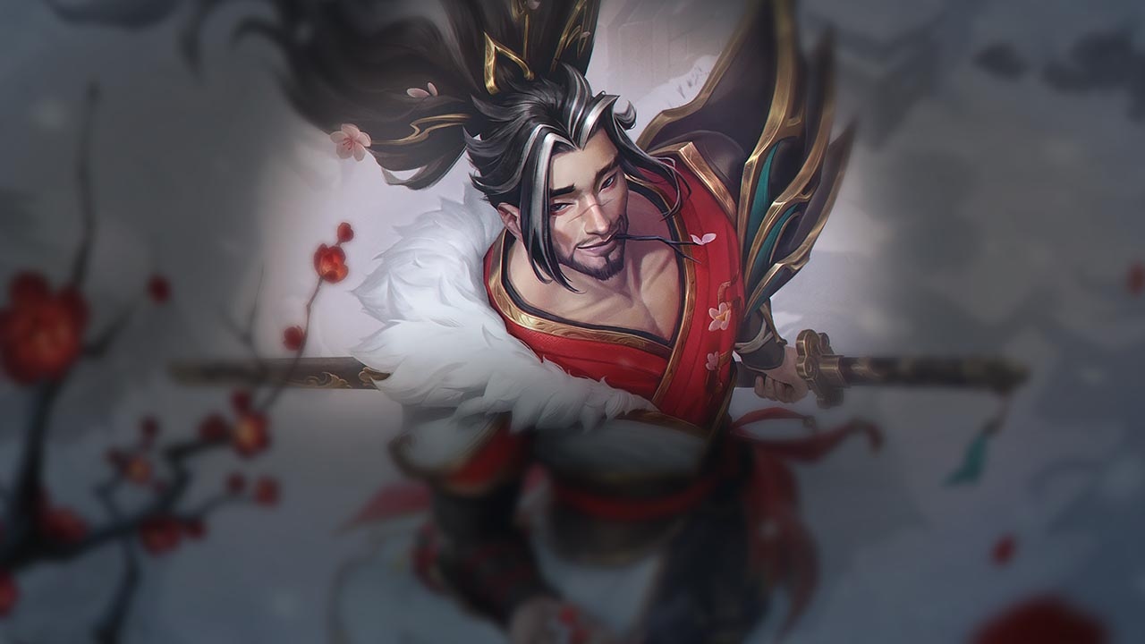 Splash-Art von Frühlingsblüten-Yasuo