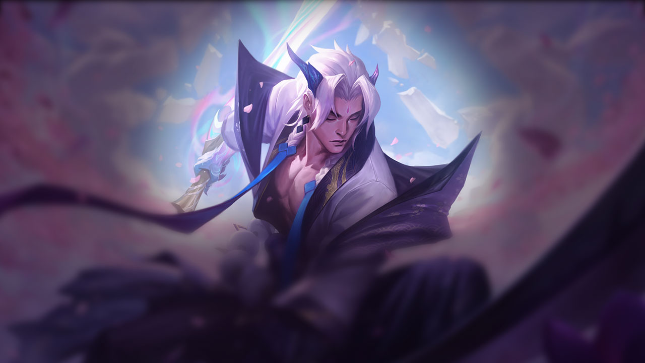 Splash-Art von Seelenblumen-Yone