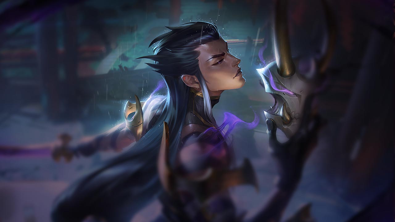 Splash-Art von Tintenschatten-Yone