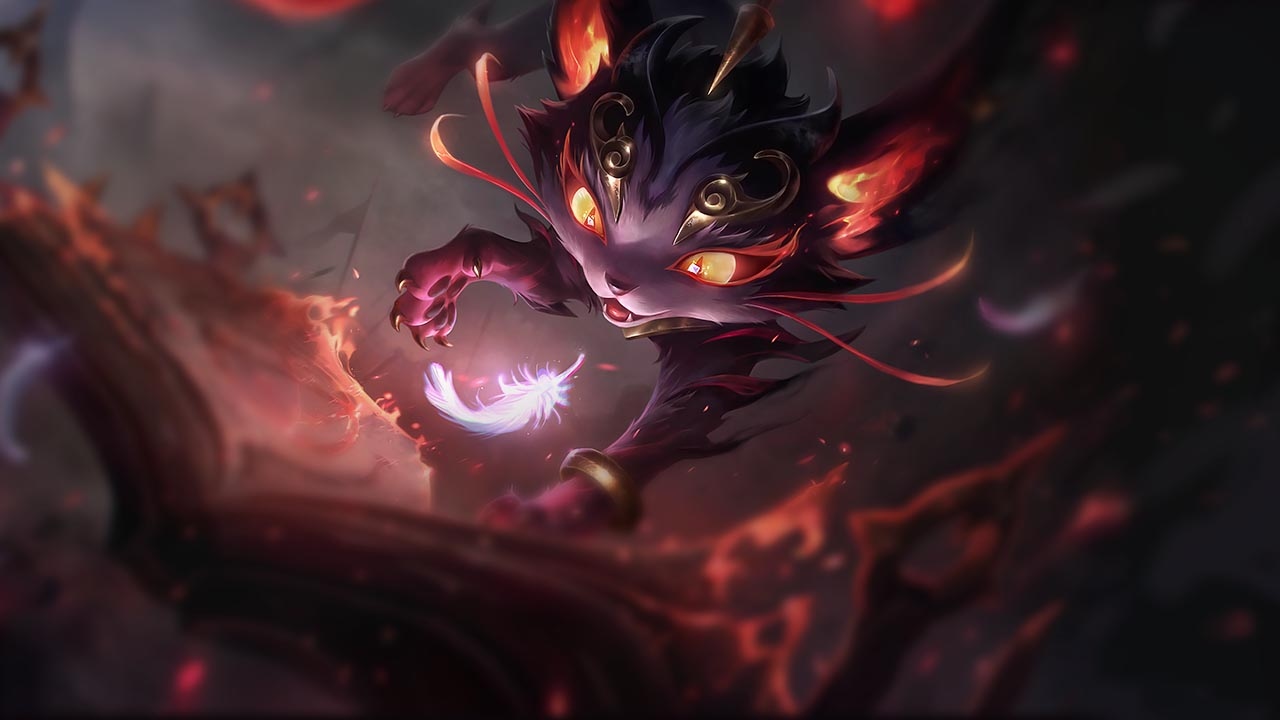 Splash-Art von Flammende Finsternis Yuumi